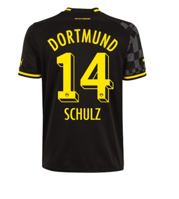 Borussia Dortmund Nico Schulz #14 Bortedrakt 2022-23 Kortermet